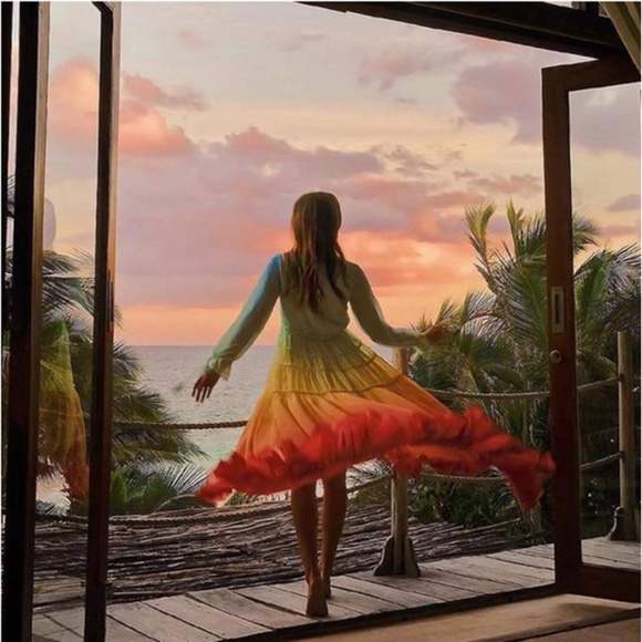 *LAST ONE* Jamie Boho Ombre Dress NWT - Picture 2 of 7